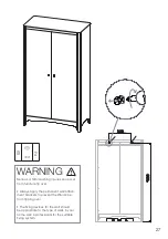 Предварительный просмотр 27 страницы Leander CLASSIC Wardrobe User Manual