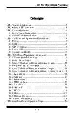 Предварительный просмотр 2 страницы LEAP Electronics SU-56 Operation Manual