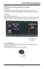 Предварительный просмотр 8 страницы LEAP Electronics SU-56 Operation Manual