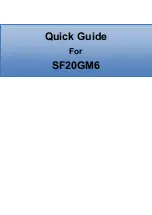 Leap SF20GM6 Quick Manual preview