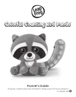 LeapFrog Colorful Counting Red Panda Parents' Manual preview