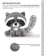 Preview for 2 page of LeapFrog Colorful Counting Red Panda Parents' Manual