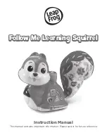LeapFrog Follow Me Learning Squirrel Instruction Manual preview