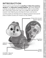 Preview for 2 page of LeapFrog Follow Me Learning Squirrel Instruction Manual