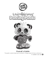 Preview for 1 page of LeapFrog Learn & Groove Dancing Panda Parents' Manual