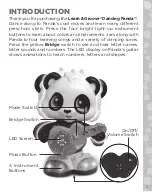 Preview for 2 page of LeapFrog Learn & Groove Dancing Panda Parents' Manual