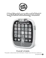 LeapFrog My First Learning Tablet Parents' Manual preview