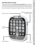 Preview for 2 page of LeapFrog My First Learning Tablet Parents' Manual