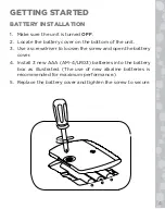 Preview for 4 page of LeapFrog My First Learning Tablet Parents' Manual