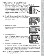 Preview for 6 page of LeapFrog My First Learning Tablet Parents' Manual