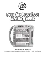 LeapFrog Prep for Preschool Activity Book Instruction Manual preview