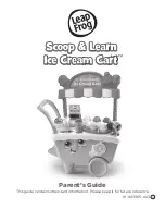 LeapFrog Scoop & Learn Ice Cream Cart Parents' Manual preview