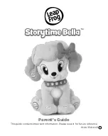 LeapFrog Storytime Bella Parents' Manual предпросмотр