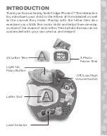 Preview for 2 page of LeapFrog Tad's Fridge Phonics Magnetic Letter Set Parents' Manual