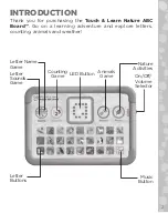 Preview for 2 page of LeapFrog Touch & Learn Nature ABC Board Parents' Manual