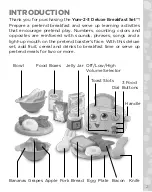 Предварительный просмотр 2 страницы LeapFrog Yum 2-3 Deluxe Breakfast Set Instruction Manual