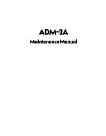 Lear Seigler ADM-3A Maintenance Manual предпросмотр