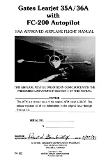 Learjet 35A Flight Manual preview