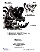 Learning Resources Creepy Cave LER 5051 Manual предпросмотр