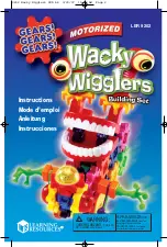 Preview for 2 page of Learning Resources GEARS! MOTORIZED Wacky Wigglers Building Set Instructions Manual