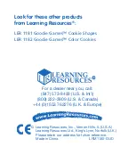 Предварительный просмотр 8 страницы Learning Resources Goodie Games LER 1180 Manual