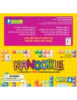 Предварительный просмотр 1 страницы Learning Resources Kanoodle EI-2978 Manual