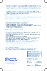 Предварительный просмотр 12 страницы Learning Resources LER 2625 Manual