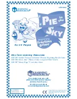 Предварительный просмотр 1 страницы Learning Resources Pie in the Sky LER 5054 Manual