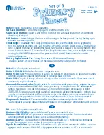 Preview for 1 page of Learning Resources Primary Timers Quick Start Manual