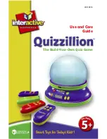 Learning Resources Quizzillion LER 6914 Use And Care Manual preview