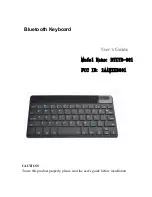 Leasun BTKYB-001 User Manual preview