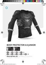 Preview for 1 page of Leatt Body Protector 4.5 Junior Manual