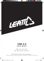 Preview for 1 page of Leatt SNX 5.5 Manual