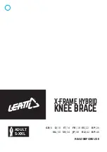 Leatt X-FRAME HYBRID Manual preview