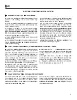 Preview for 5 page of l'eau miracle water Miracle Water MW-15 Owner'S Manual