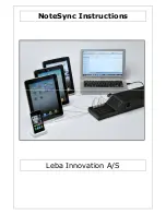 Leba NoteSync Instructions Manual preview