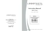 Предварительный просмотр 1 страницы Lebensstil Kollektion LKBO-1016SD Instruction Manual