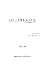 Lebensstil Kollektion LKCHi-9303 Instruction Manual preview