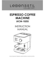 Preview for 1 page of Lebensstil Kollektion LKCM-1002SS Instruction Manual