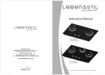 Preview for 1 page of Lebensstil Kollektion LKGH-8302SDP Instruction Manual