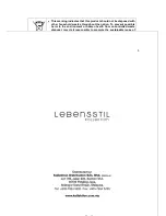 Предварительный просмотр 8 страницы Lebensstil Kollektion LKRH-3102P Instruction Manual