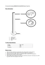 Preview for 3 page of Lebensstil Kollektion LKTF-804SS Instruction Manual