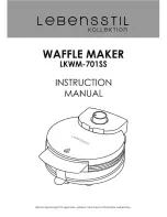 Предварительный просмотр 1 страницы Lebensstil Kollektion LKWM-701SS Instruction Manual