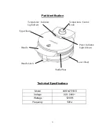 Предварительный просмотр 3 страницы Lebensstil Kollektion LKWM-701SS Instruction Manual