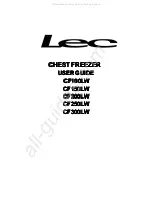 Preview for 1 page of Lec CF100LW User Manual