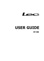 Preview for 1 page of Lec DF48B User Manual