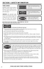 Preview for 4 page of Lec Napa La Mer User Manual