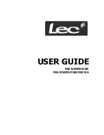 Preview for 1 page of Lec R5010B User Manual