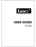 Lec R5511B User Manual preview