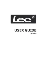 Lec T5039B User Manual preview